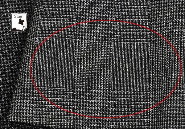 COMME des GARCONS HOMME Wool Front Switching Glen Check Jacket K-166403_010