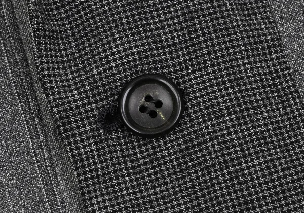 COMME des GARCONS HOMME Wool Front Switching Glen Check Jacket K-166403_013