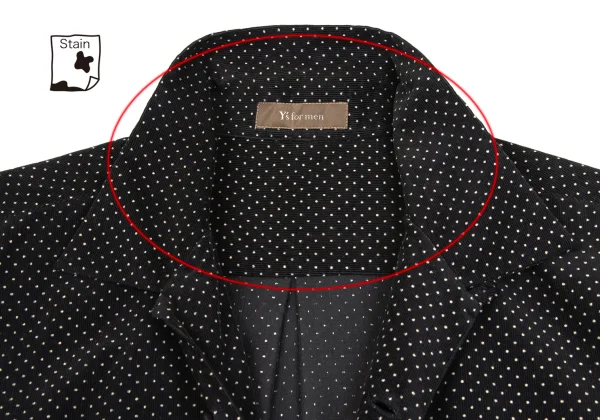 Y's for men Dot Cause Open Collar Shirt K-166404_004