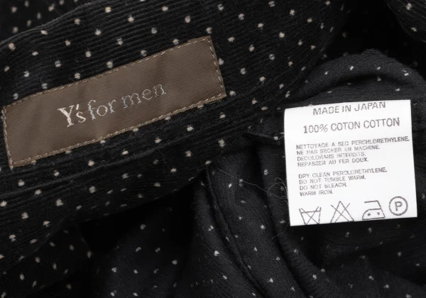 Y's for men Dot Cause Open Collar Shirt K-166404_016