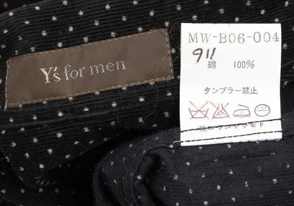 Y's for men Dot Cause Open Collar Shirt K-166404_017