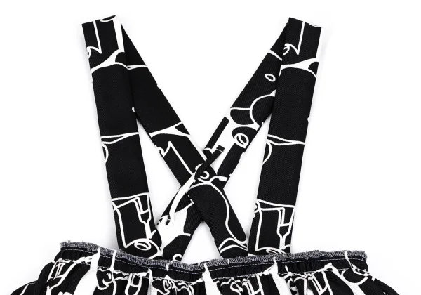 COMME des GARCONS Bearbrick Printed Strap Skirt K-166407_004