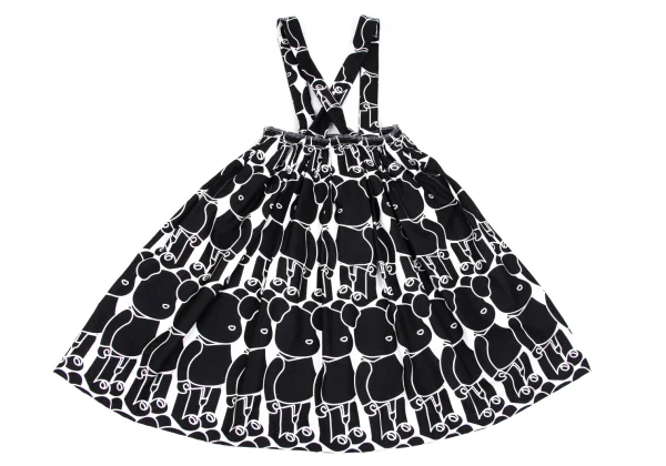 COMME des GARCONS Bearbrick Printed Strap Skirt K-166407_011