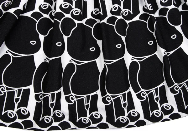COMME des GARCONS Bearbrick Printed Strap Skirt K-166407_012