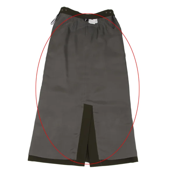 tricot COMME des GARCONS Wool Slit Long Skirt K-166408_011