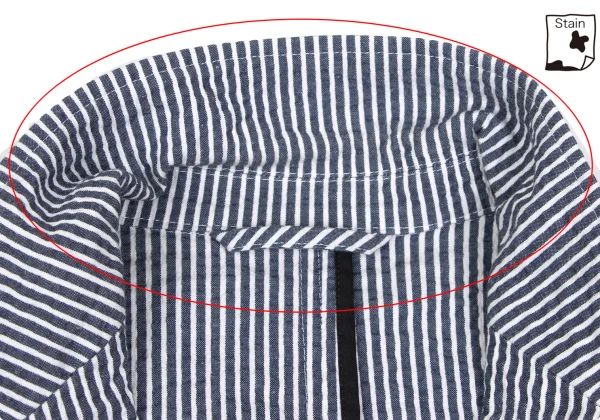 Papas+ Flag Embroidery Seersucker Stripe Jacket K-166411_004