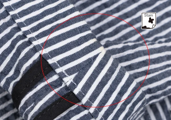 Papas+ Flag Embroidery Seersucker Stripe Jacket K-166411_009