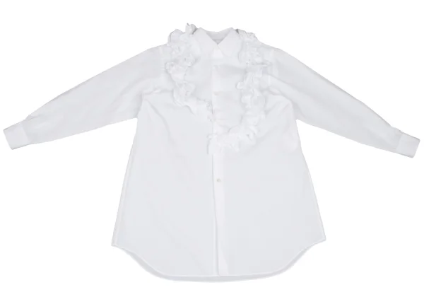 COMME des GARCONS Frill Decoration Long Sleeve Shirt K-166414_002