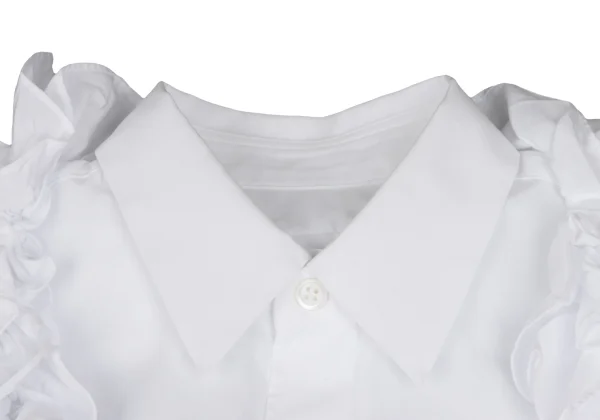 COMME des GARCONS Frill Decoration Long Sleeve Shirt K-166414_004