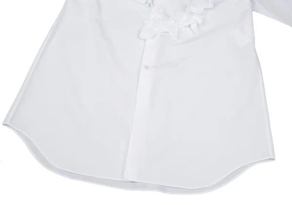COMME des GARCONS Frill Decoration Long Sleeve Shirt K-166414_010