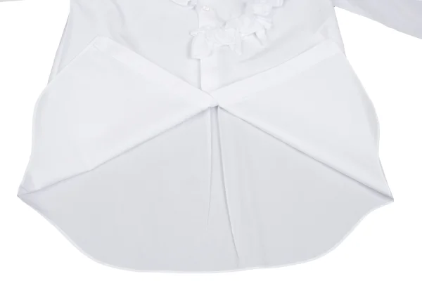 COMME des GARCONS Frill Decoration Long Sleeve Shirt K-166414_011
