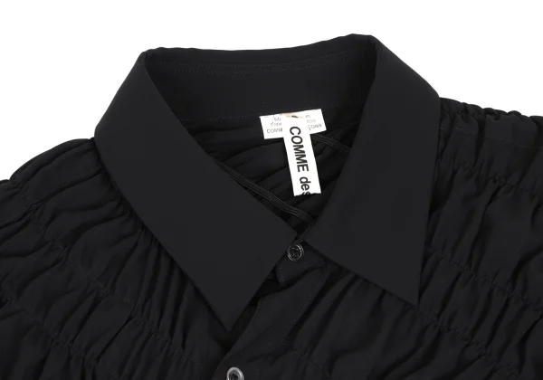 COMME des GARCONS See-through Shirred Blouse K-166415_004