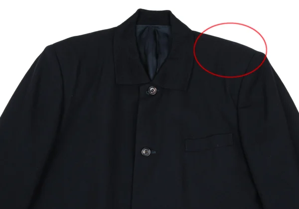 COMME des GARCONS HOMME Knit Collar Switching Jacket K-166416_002