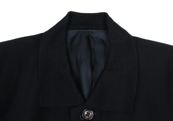 COMME des GARCONS HOMME Knit Collar Switching Jacket K-166416_004
