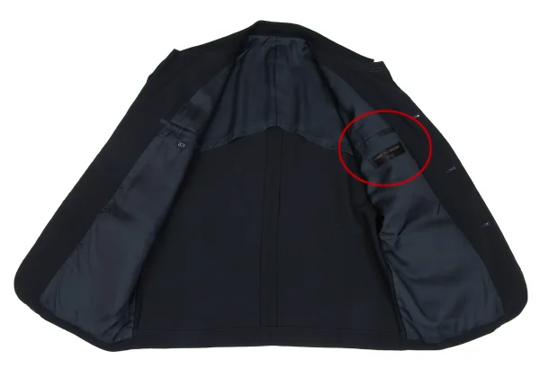 COMME des GARCONS HOMME Knit Collar Switching Jacket K-166416_012