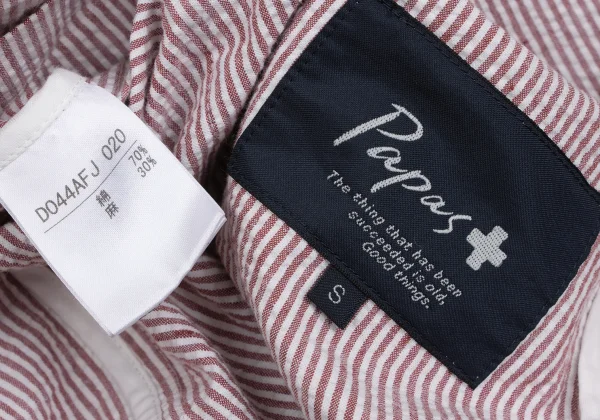 Papas+ Cotton Linen Seersucker Jacket K-166419_017