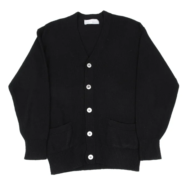 COMME des GARCONS HOMME Silk Knit Cardigan Black S-M K-166421_001