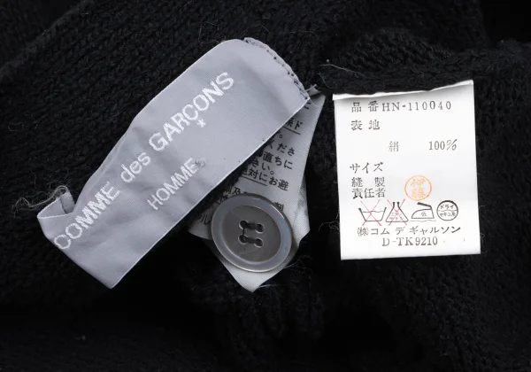 COMME des GARCONS HOMME Silk Knit Cardigan K-166421_012