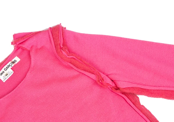COMME des GARCONS Multi-material Outseam Switching Knit Sweater K-166422_006