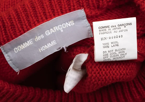 COMME des GARCONS HOMME Wool Knit Sweater K-166423_010
