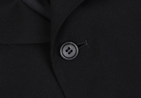 Y's Wool Gabardine Peaked Lapel Jacket K-166424_005
