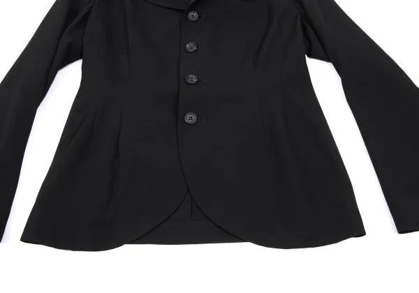 Y's Wool Gabardine Peaked Lapel Jacket K-166424_008