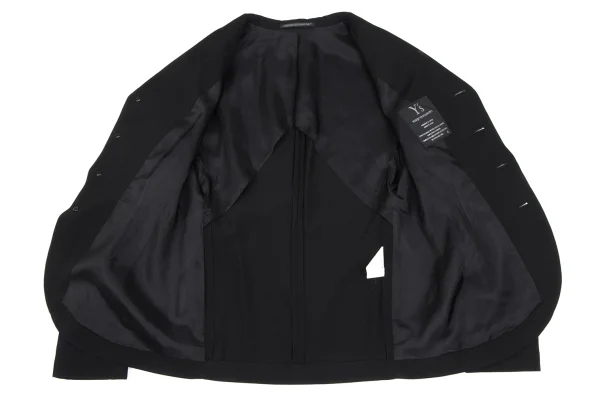 Y's Wool Gabardine Peaked Lapel Jacket K-166424_009