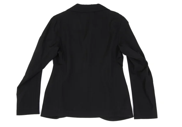 Y's Wool Gabardine Peaked Lapel Jacket K-166424_010