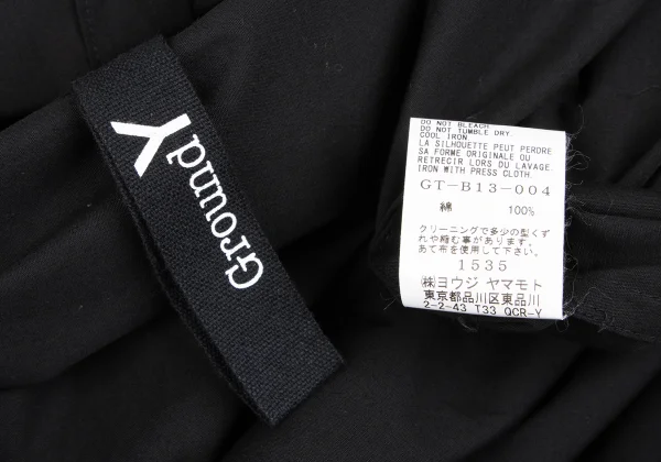 Ground Y Double Collar Cotton Long Shirt K-166425_014