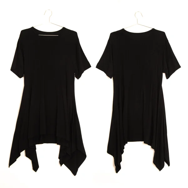 Ground Y Jersey Drape T Shirt Black 1 K-166426_001