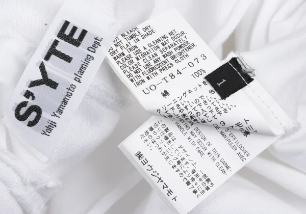 S'YTE Cut Off Raglan T Shirt K-166435_016