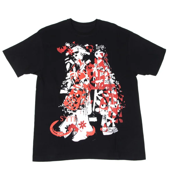 s'yte Printed T Shirt Black S-M K-166439_001