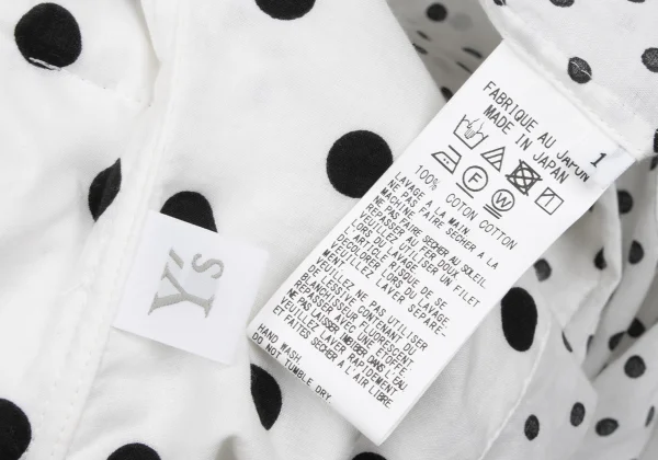 Y's Multi Dot Printed Cotton Shirt K-166443_018