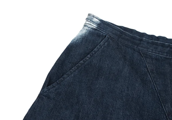 Y's Hem Button Washed Denim Skirt K-166445_005