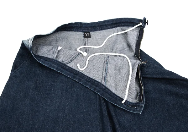 Y's Hem Button Washed Denim Skirt K-166445_006