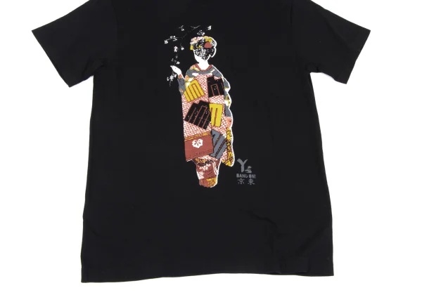 Y's BANG ON! Geisha Printed T Shirt K-166446_005