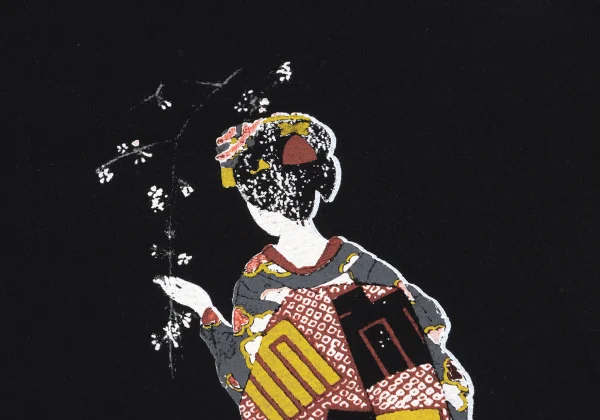 Y's BANG ON! Geisha Printed T Shirt K-166446_007