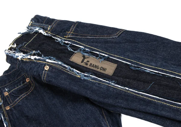 Y's BANG ON! Cut Off Switching Jeans K-166447_005