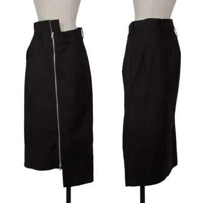 LIMI feu Cotton Zip Layered Skirt