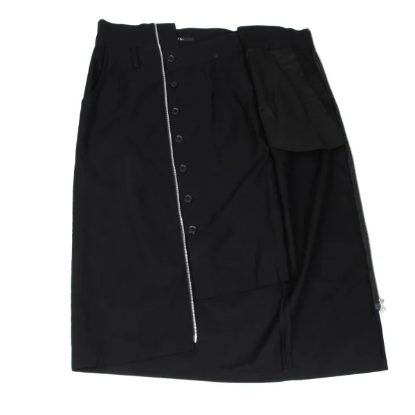 LIMI feu Cotton Zip Layered Skirt K-166450_009