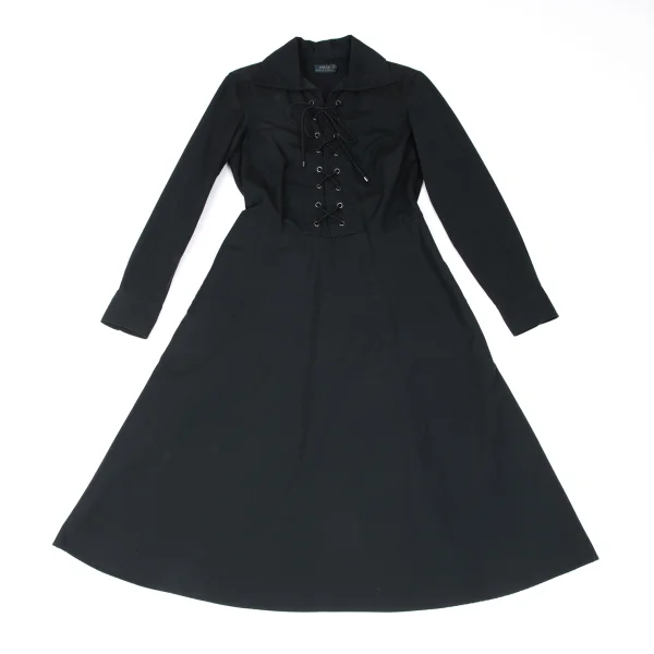 POLO RALPH LAUREN Lace Up Cotton Shirt Dress K-166452_002