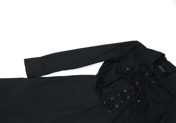 POLO RALPH LAUREN Lace Up Cotton Shirt Dress K-166452_008