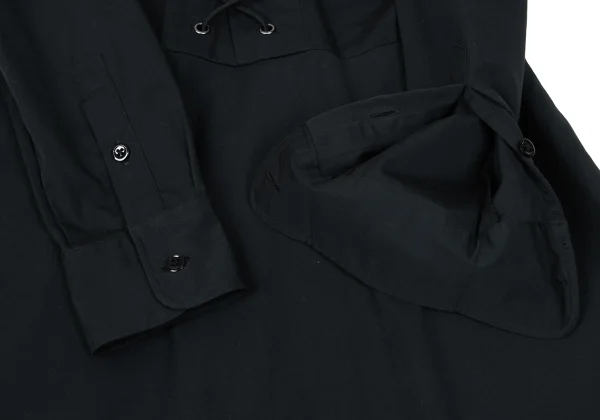 POLO RALPH LAUREN Lace Up Cotton Shirt Dress K-166452_009