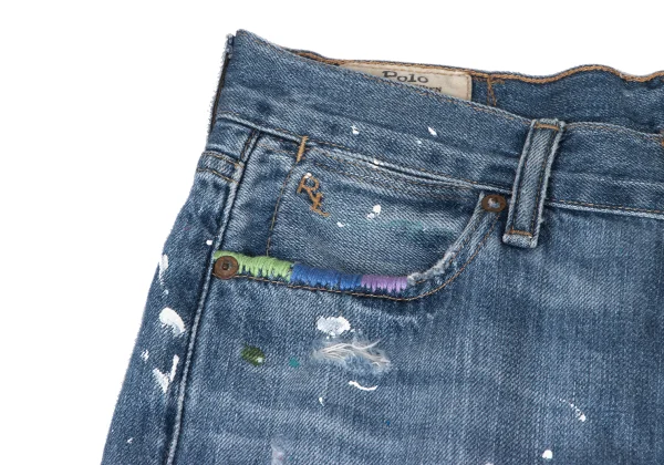 POLO RALPH LAUREN Embroidery & Painted Clash Jeans K-166453_004