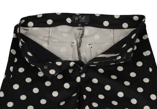 To b.by agnes b. Dot Printed Cotton Stretch Pants K-166455_006