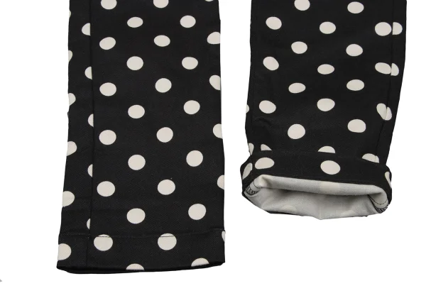 To b.by agnes b. Dot Printed Cotton Stretch Pants K-166455_008