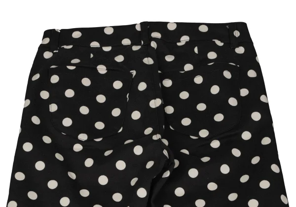 To b.by agnes b. Dot Printed Cotton Stretch Pants K-166455_010