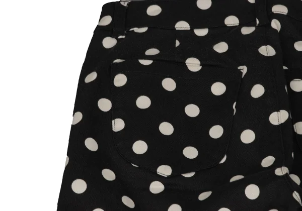 To b.by agnes b. Dot Printed Cotton Stretch Pants K-166455_011