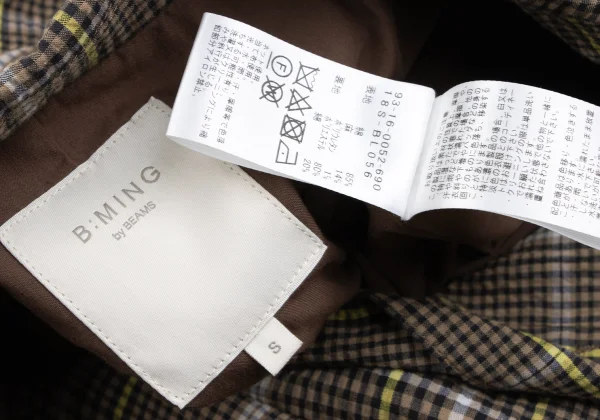 B:MING by BEAMS Check Seersucker Jacket K-166456_018