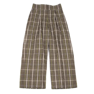 B:MING by BEAMS Check Seersucker Wide Pants